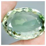 Oval Cut Natural Top Rich Green Amethyst Brazil VV