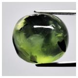 9.76ct Cushion Cabochon Natural Green Prehnite wit