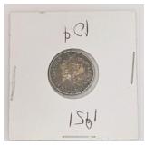Silver 1951 Canada 10ï¿½ Coin