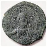 Medieval coin 11th AD Jesus Christ-King of Kings 2