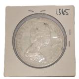Silver 1965 Canada $1 Voyageur Coin