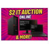 $2 IT & Commercial Items Laptops Monitors Desktops
