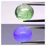 5.55ct Oval Cabochon Natural Green Fluorite - Colo