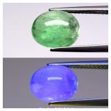 4.56ct Oval Cabochon Natural Green Fluorite - Colo