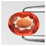 0.27ct 4.5x3.5mm Oval Orange Sapphire - Songea, Ta