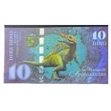 Dino Currency $10 Commemorative Banknote
