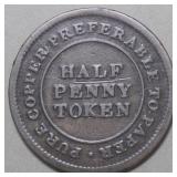 Canada AM-1A4 For General Accomodation 1/2 Penny T