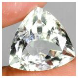 Trilliant Cut Natural Unheated Green Topaz Africa