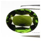 1.07ct 7.7x5.8mm VS Oval Natural Green Tourmaline