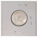Silver 1867-1967 Canada Centennial 25ï¿½ Coin