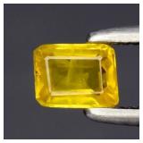 0.32ct 4.2x3.2mm Octagon Yellow Sapphire - Thailan