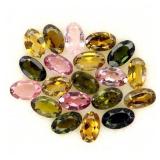 Oval Cut Natural Unheated Multi Color Tourmaline 2