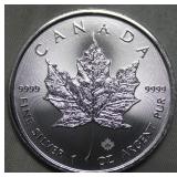 Canada $5 Maple Leaf Silver Bullion  2023