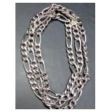 Silver 8.37g Hollow Rhodium Plated Italy Made