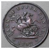 Canada PC-6B4 Bank of Upper Canada Token Penny 185