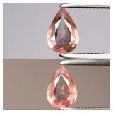 0.42ct 6x4.3mm Pear Natural Color Change Garnet -
