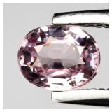 0.45ct 5x4mm VS Oval Natural Pink Malaya Garnet -