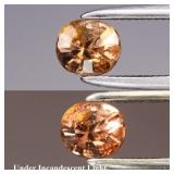 0.44ct 4.7x4mm Oval Natural Color Change Garnet -