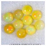 Round AAA Floral Flash Play Of Color Crystal Fire