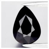 0.90ct 7x5mm VS Pear Natural Dark Orange Tourmalin