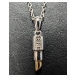 Silver 2.68g Genuine Diamond 0.015ct