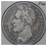 Belgium Leopold II 1848 5 Francs