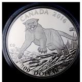 Canada $100 2016 The Cougar Silent Giant of the Am