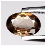 0.41ct 5.3x3.5mm VS Oval Natural Champagne Zircon