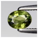 0.31ct 4.5x3.5mm Oval Natural Green Sapphire - Hea