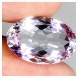Oval Cut Natural Unheated Pink Amethyst Bolivia 14