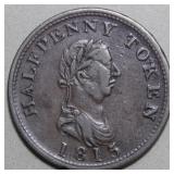 Canada NS-25A2 Genuine British Copper 1815 1/2 Pen