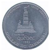 1983 Carnaval De Quebec Trade Dollar