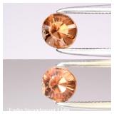 0.80ct 5mm VS Round Natural Color Change Garnet -