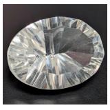 Laser Cut White Quartz App 8.75ct Gemstone