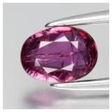 0.50ct Oval Natural Purplish Pink Sapphire - Unhea