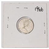 Silver 1966 Canada 10ï¿½ Coin