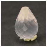 2.98ct Briolette Drilled Natural Pink Rose Quartz