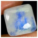 Cushion Cab Natural White With Fire Blue Luster Mo