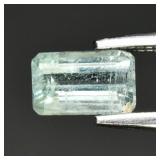 0.56ct 6x3.7mm Octagon Natural Bluish Green Beryl