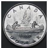 Canada Silver Dollar 1950 SWL