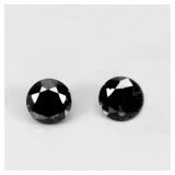 Pair 2p 0.15ct 2.5mm Round Brilliant Cut Diamond N