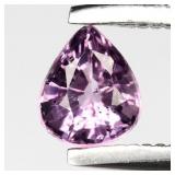 0.34ct 4.5x3.8mm Pear Natural Pinkish Purple Rhodo