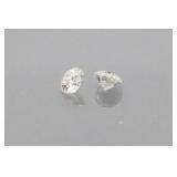 0.75tcw  2 Lab Diamonds  4.2-4.7mm