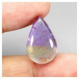 Pear Cab Natural Bi Color Purple Yellow Ametrine B