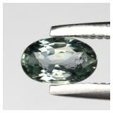 0.28ct 5x3mm VS Oval Natural Green Sapphire - Unhe