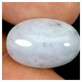 10.76ct 17x16mm Oval Natural Jadeite Type A Lavend