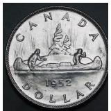 Canada Silver Dollar 1952 Uncirculated