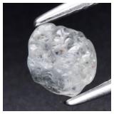 0.74ct Rough Natural Very Light Green Sapphire - U