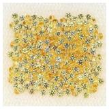 Round Diamond Cut Natural Heated Yellow Sapphire L