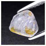 0.91ct 6.2x5.6mm Rough Unheated Green-Purple Sapph